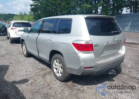 2012 Toyota Highlander Base V6 из США, поврежденный, VIN 5TDBK3EH8CS140401
